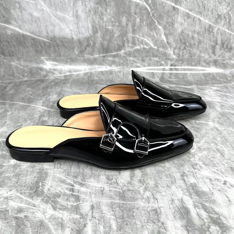 EM AfriNOVA Imager Leather Slippers